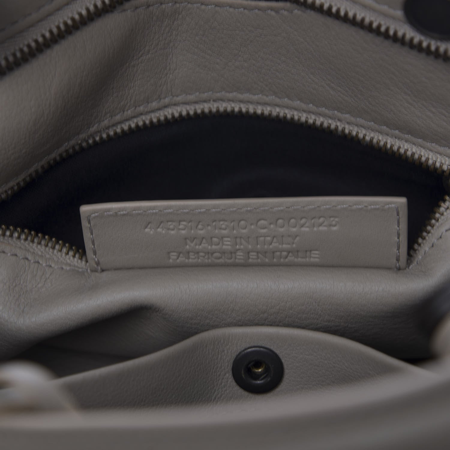 Balenciaga Veau Soyeux Perforated Blackout Hardware S City Gris Cendre 9 of 10