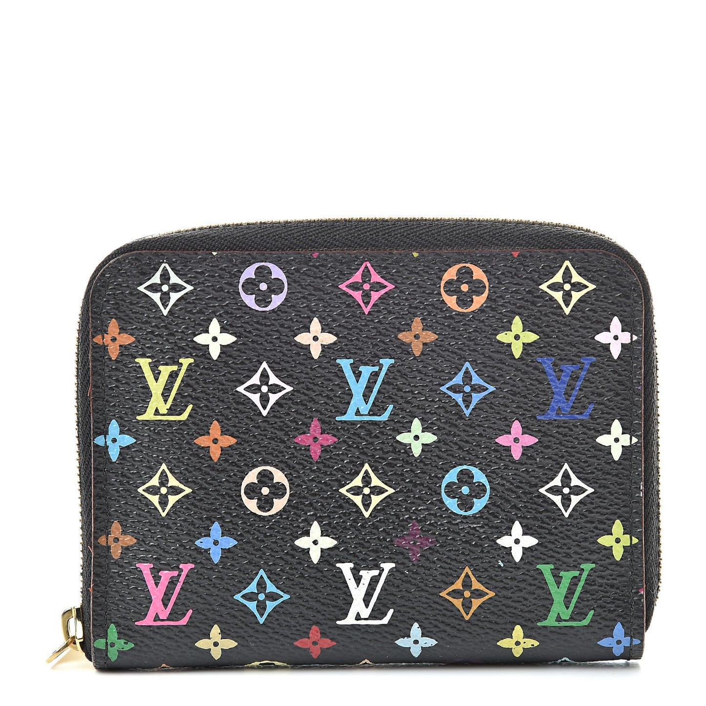Monogram Multicolor Zippy Coin Purse Black Grenade