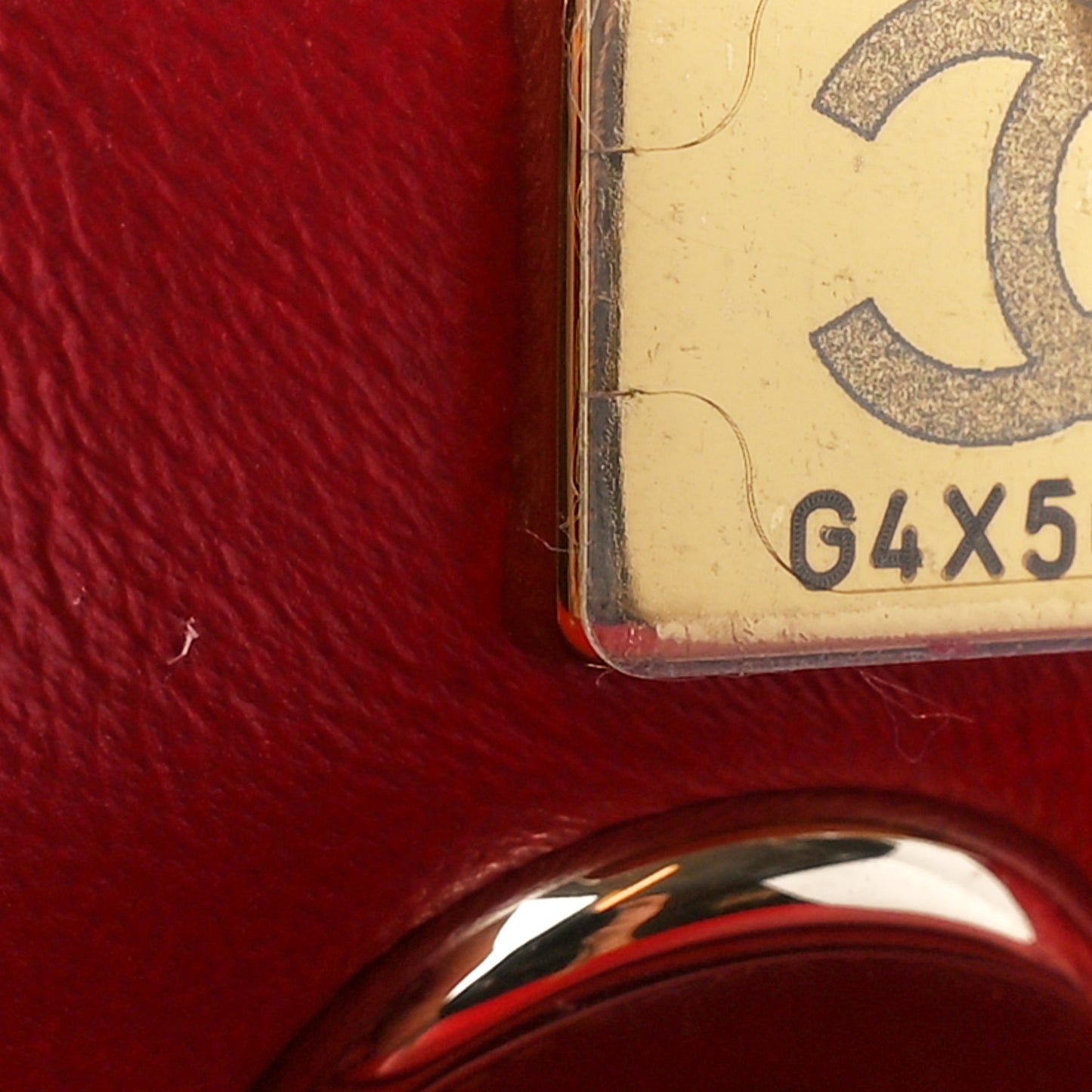Caviar Quilted Mini Coco Handle Flap Red