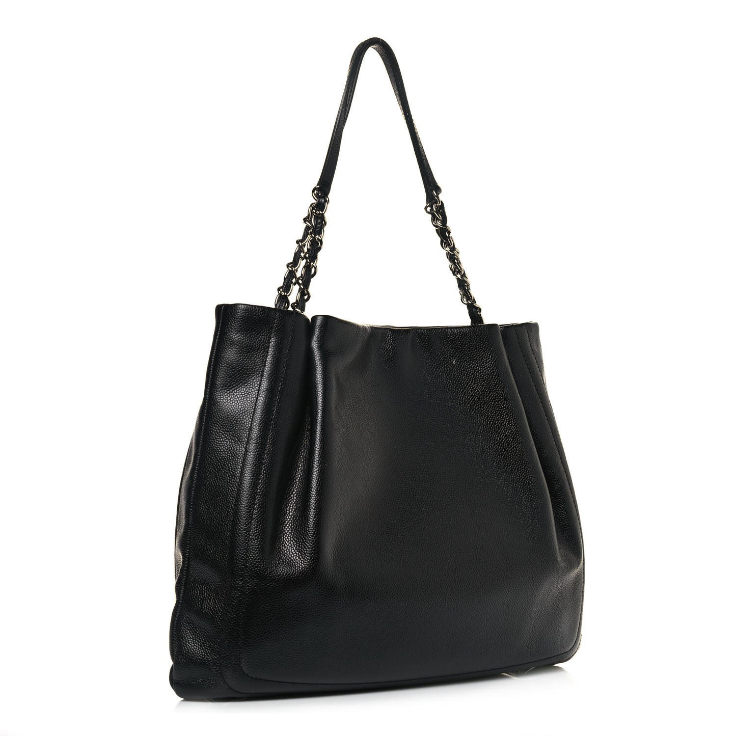 Caviar CC Timeless Shoulder Bag Black
