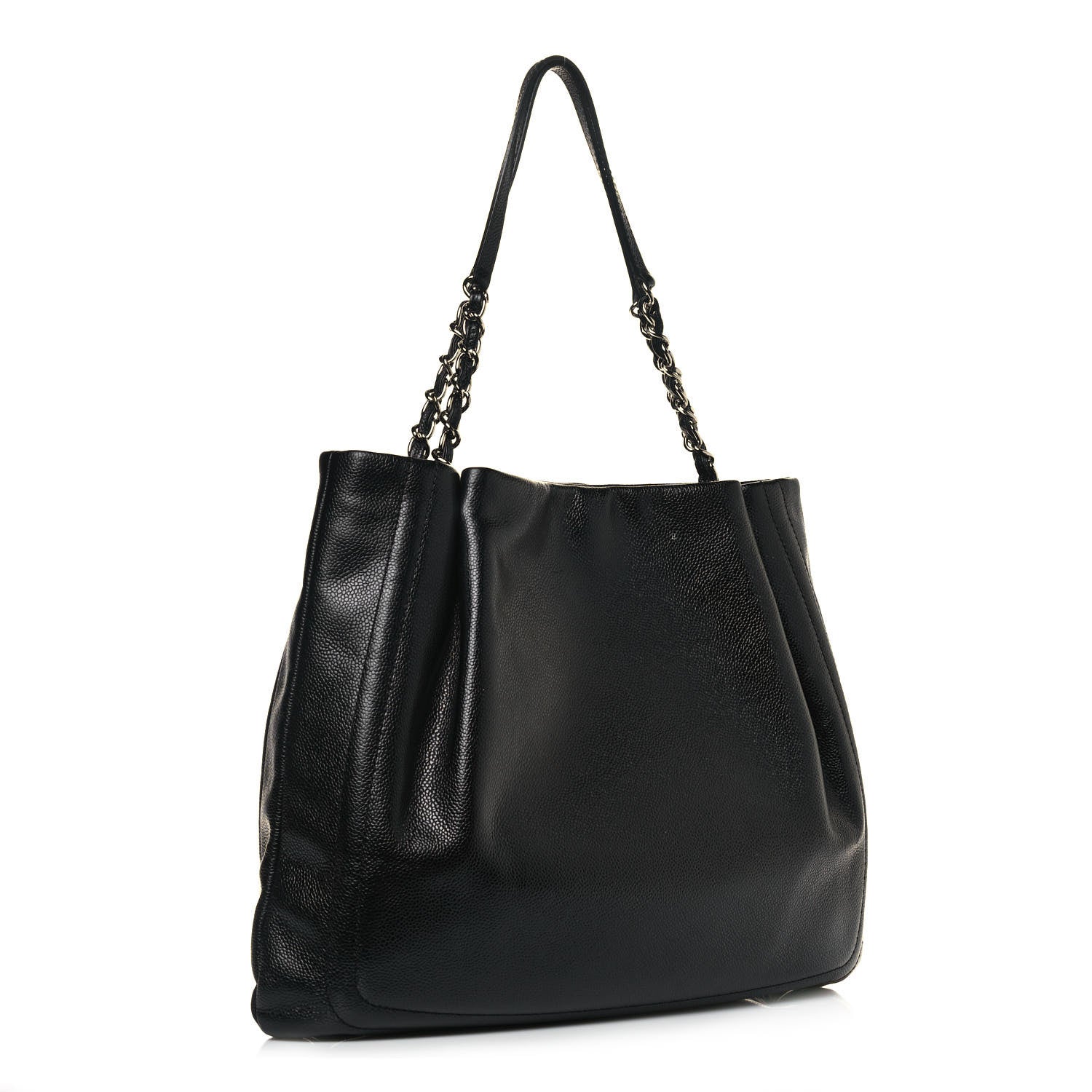 Chanel Caviar CC Timeless Shoulder Bag Black 2 of 13