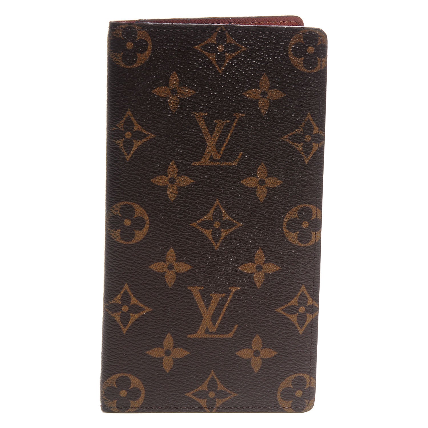 Louis Vuitton Monogram Porte Valeurs Checkbook Wallet 1 of 7