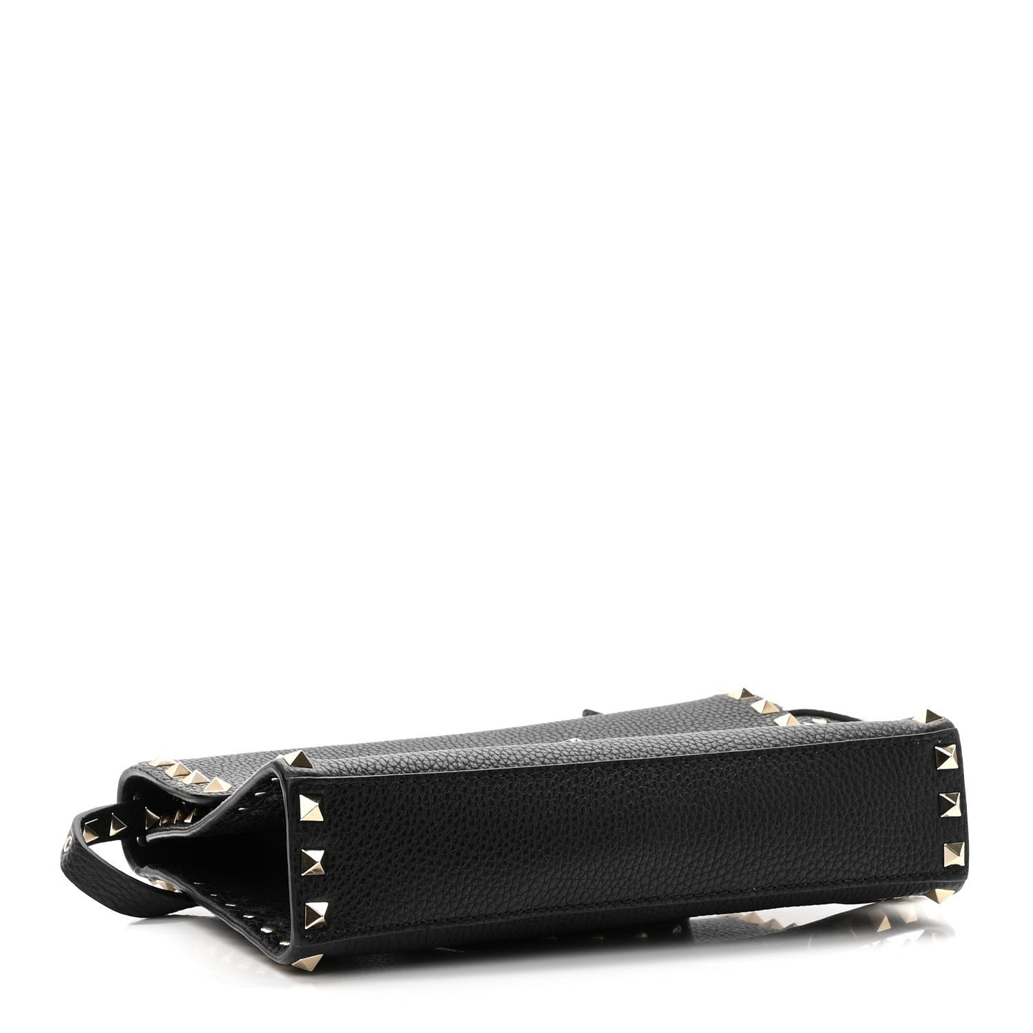 Valentino Garavani Vitello Medium Rockstud Flip Lock Crossbody Bag Black 4 of 9