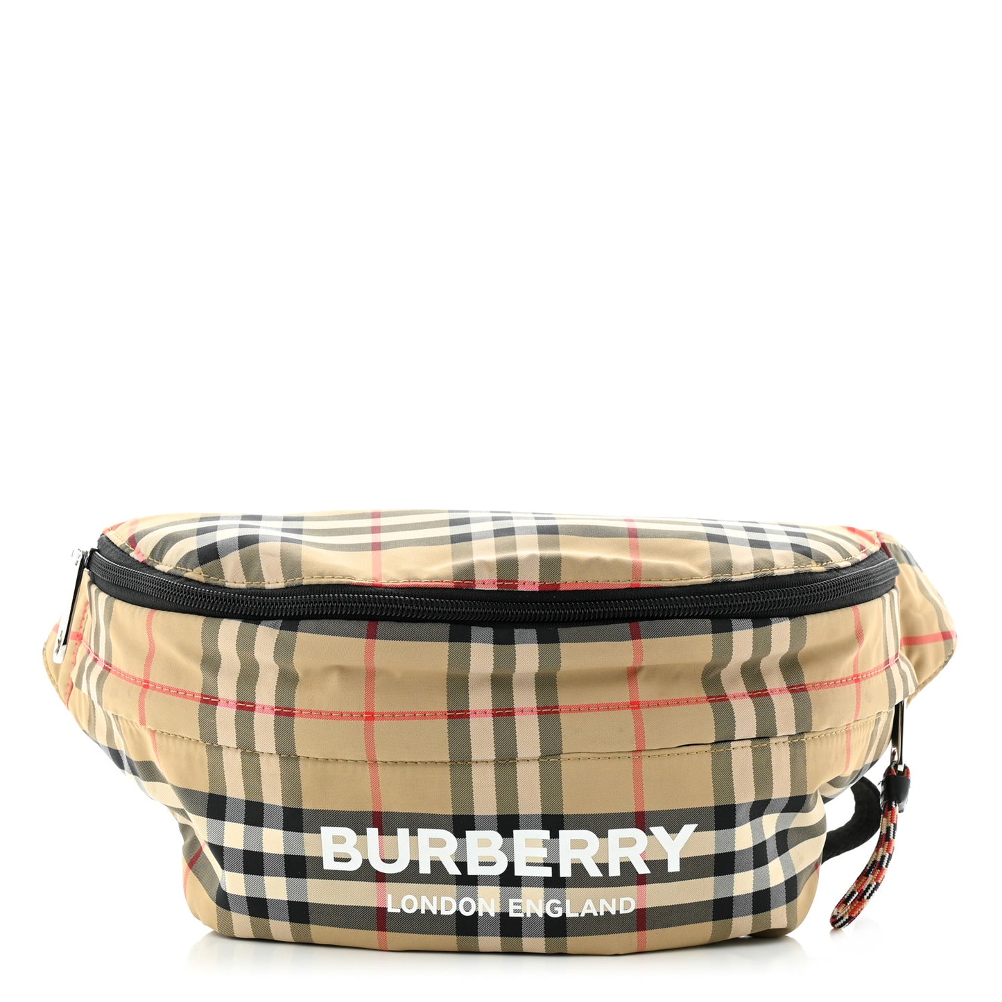 Nylon Rex Vintage Check Convertible Backpack Bum Bag Archive Beige Grey
