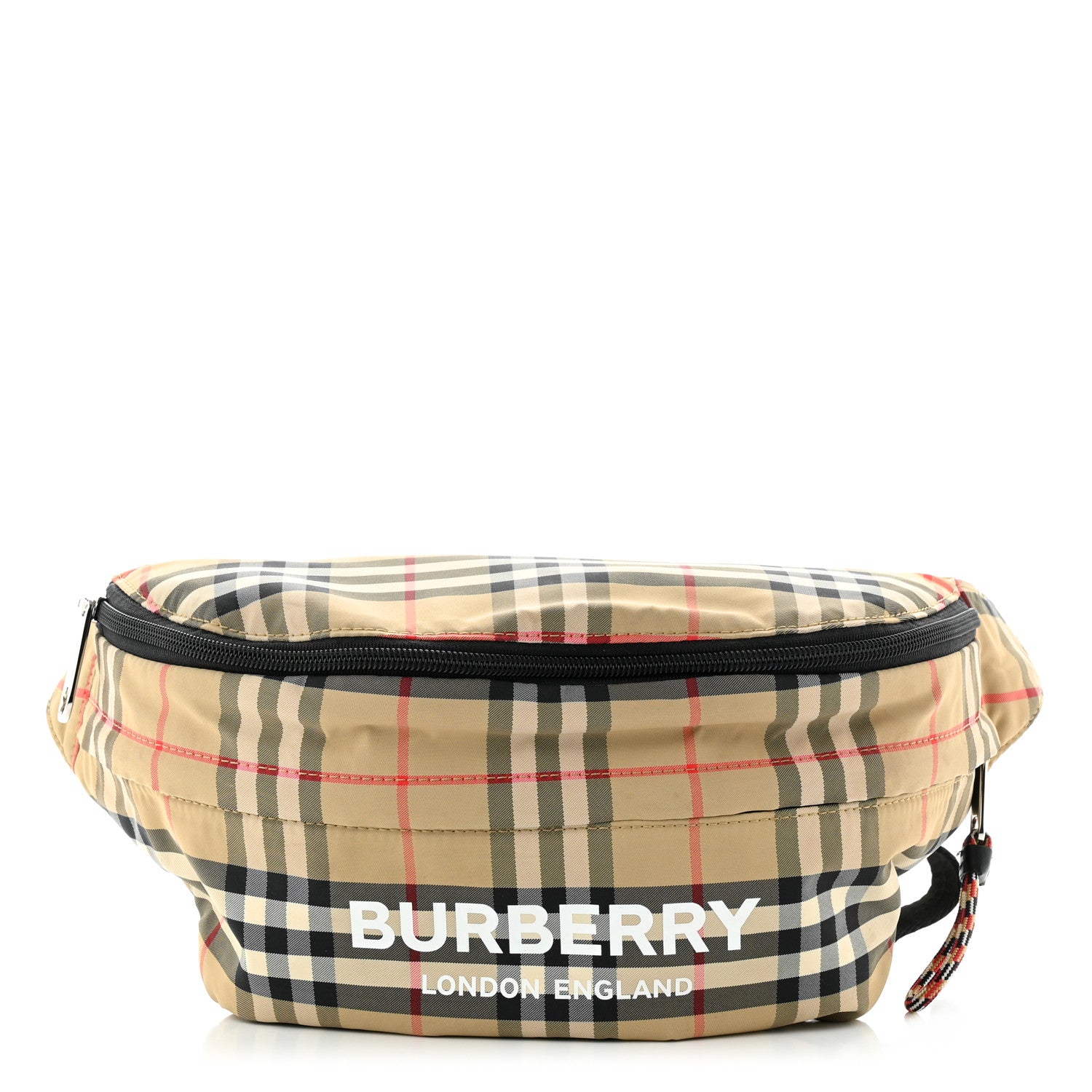 Burberry Nylon Rex Vintage Check Convertible Backpack Bum Bag Archive Beige Grey 10 of 15