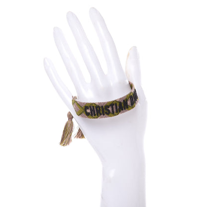 Christian Dior Woven Cotton J'Adior Friendship Bracelet 2 of 4