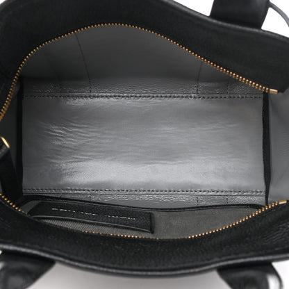 Marc Jacobs Grained Calfskin Small The Tote Bag Black 5 of 13