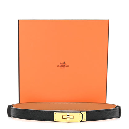 Hermes Epsom Kelly Belt Black 4 of 4