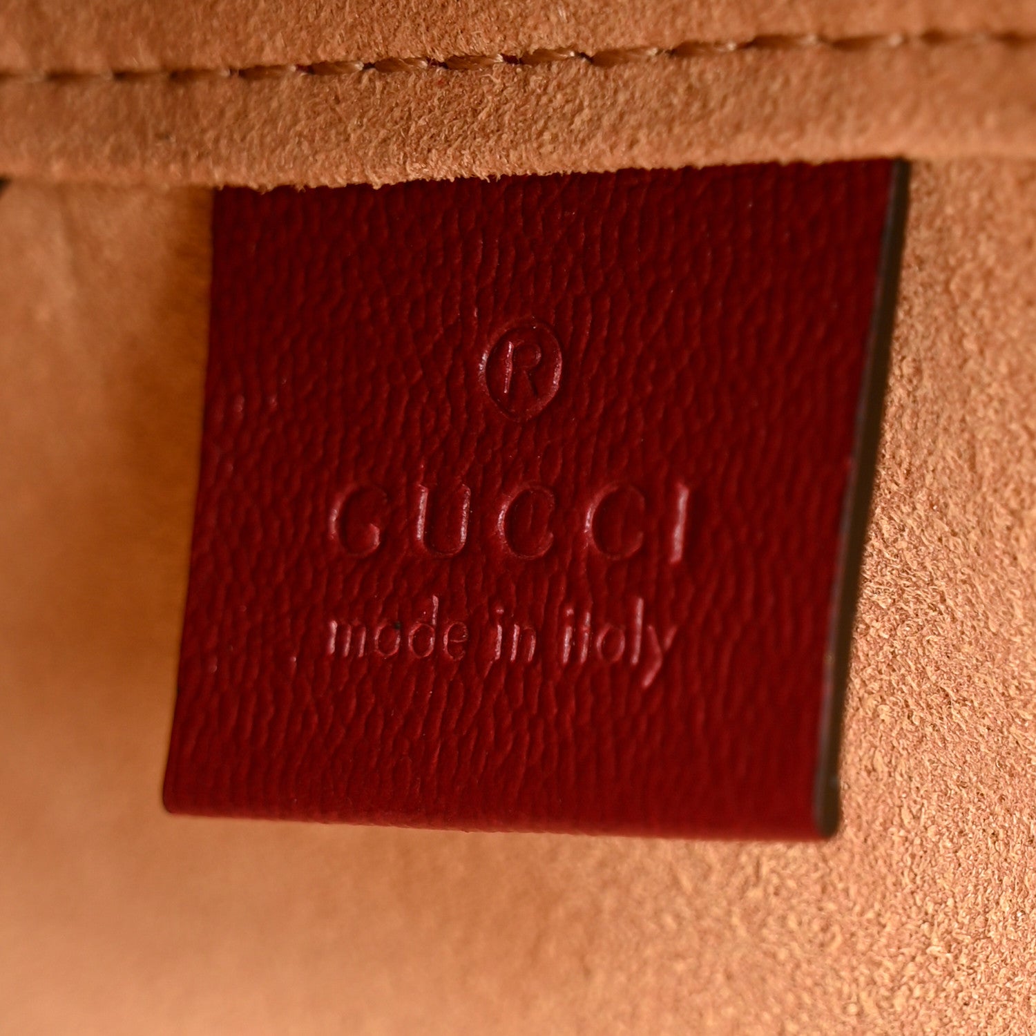 Gucci New Sakai Calfskin Lux Small Dahlia Tote New Cherry Red 7 of 8