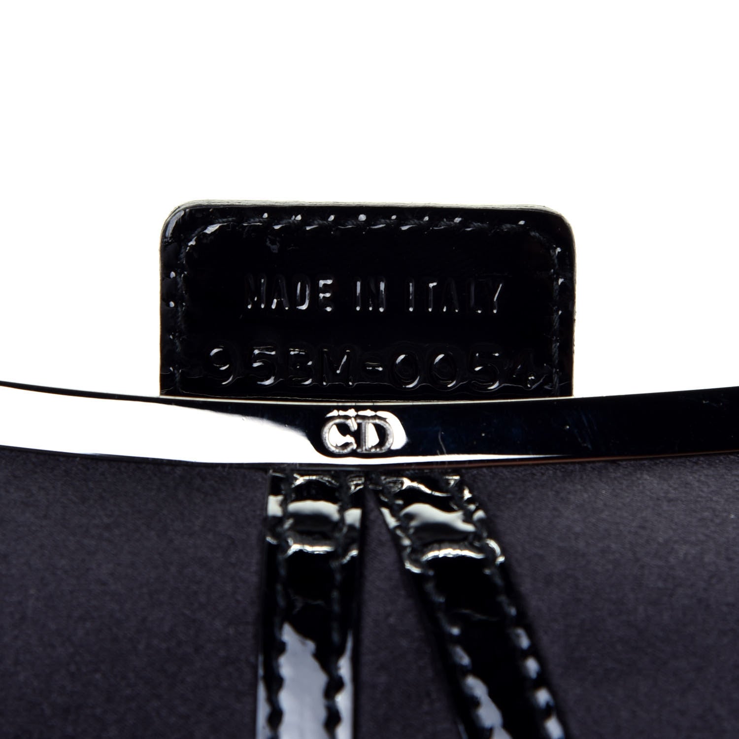 Christian Dior Satin Mini Saddle Black 7 of 9
