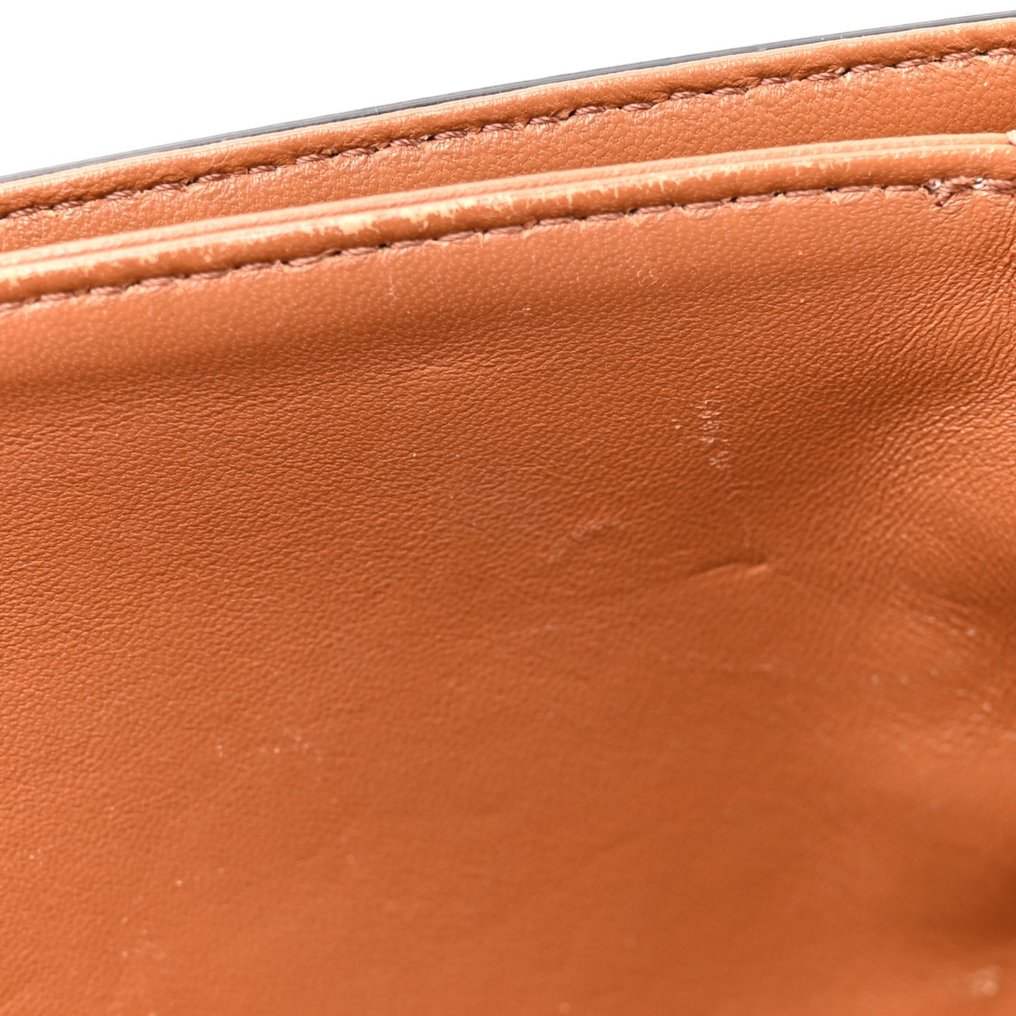 Calfskin Triomphe Canvas Teen Triomphe Bag Tan