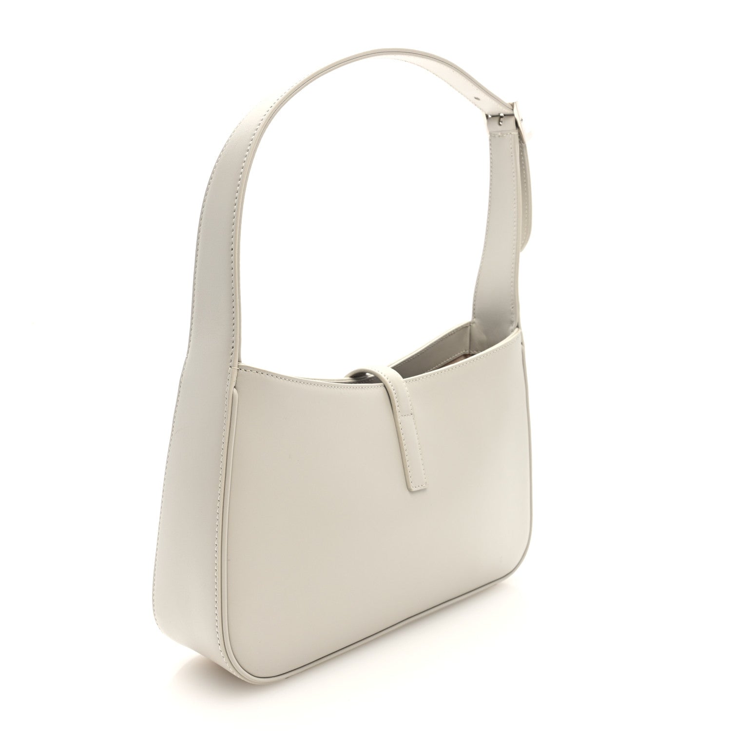 Saint Laurent Smooth Calfskin Le 5 A 7 Hobo Crema Soft 3 of 9