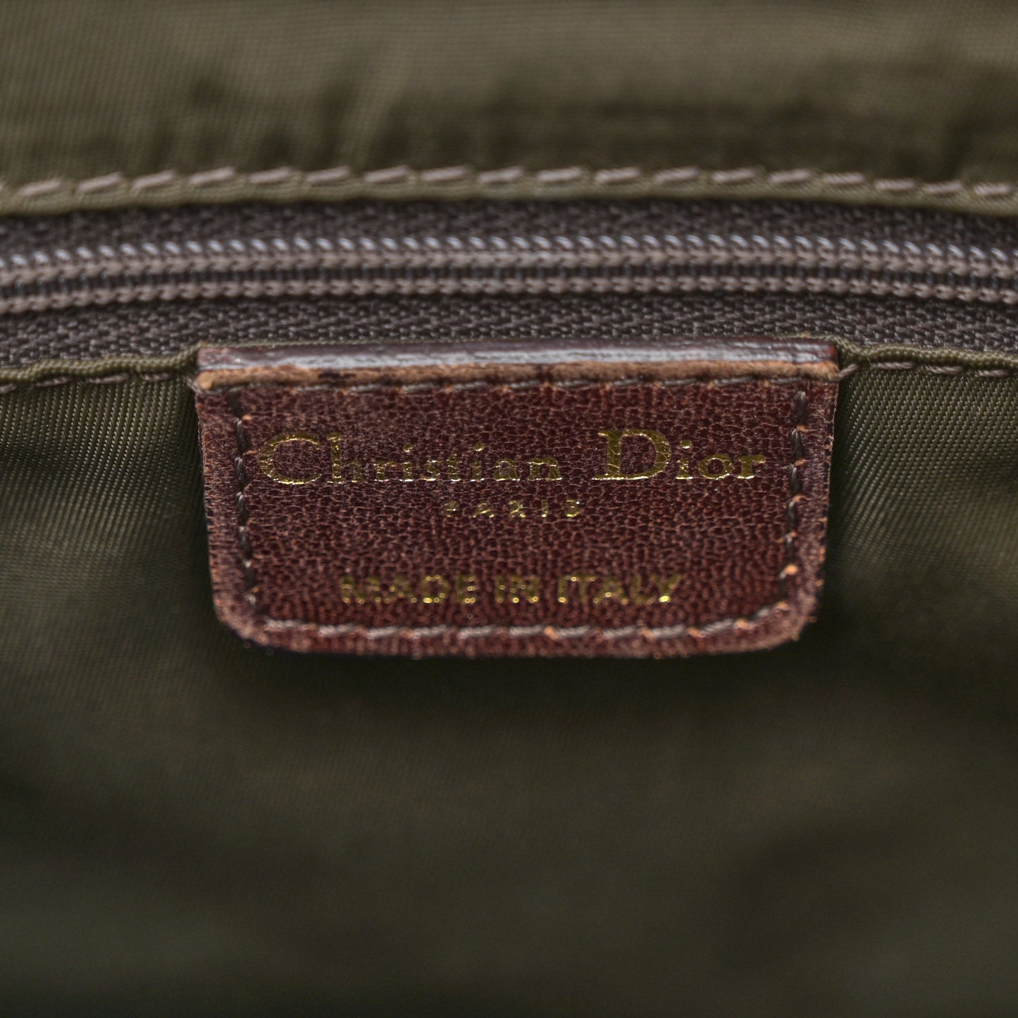 Calfskin Monogram Buckle Messenger Beige