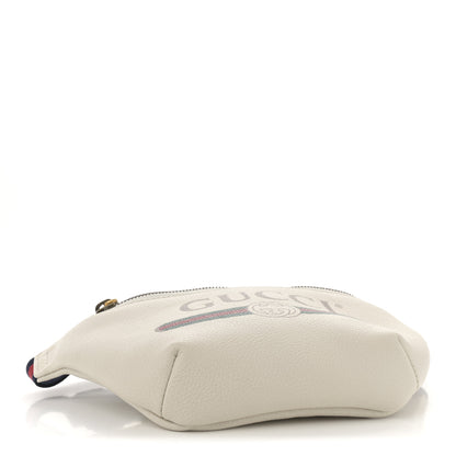 Gucci Grained Calfskin Small Logo Belt Bag White 3 of 9