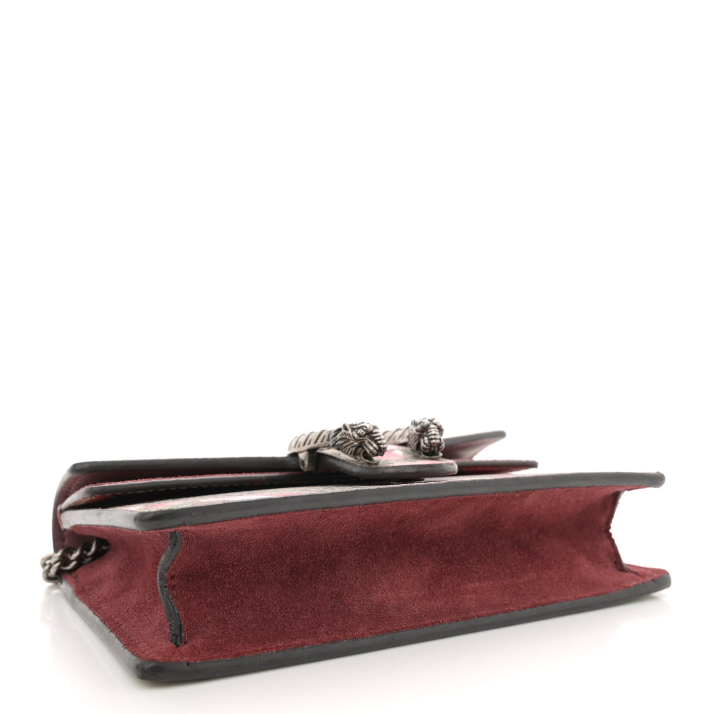 GG Supreme Monogram Blooms Super Mini Dionysus Shoulder Bag Beige Multicolor Dry Rose