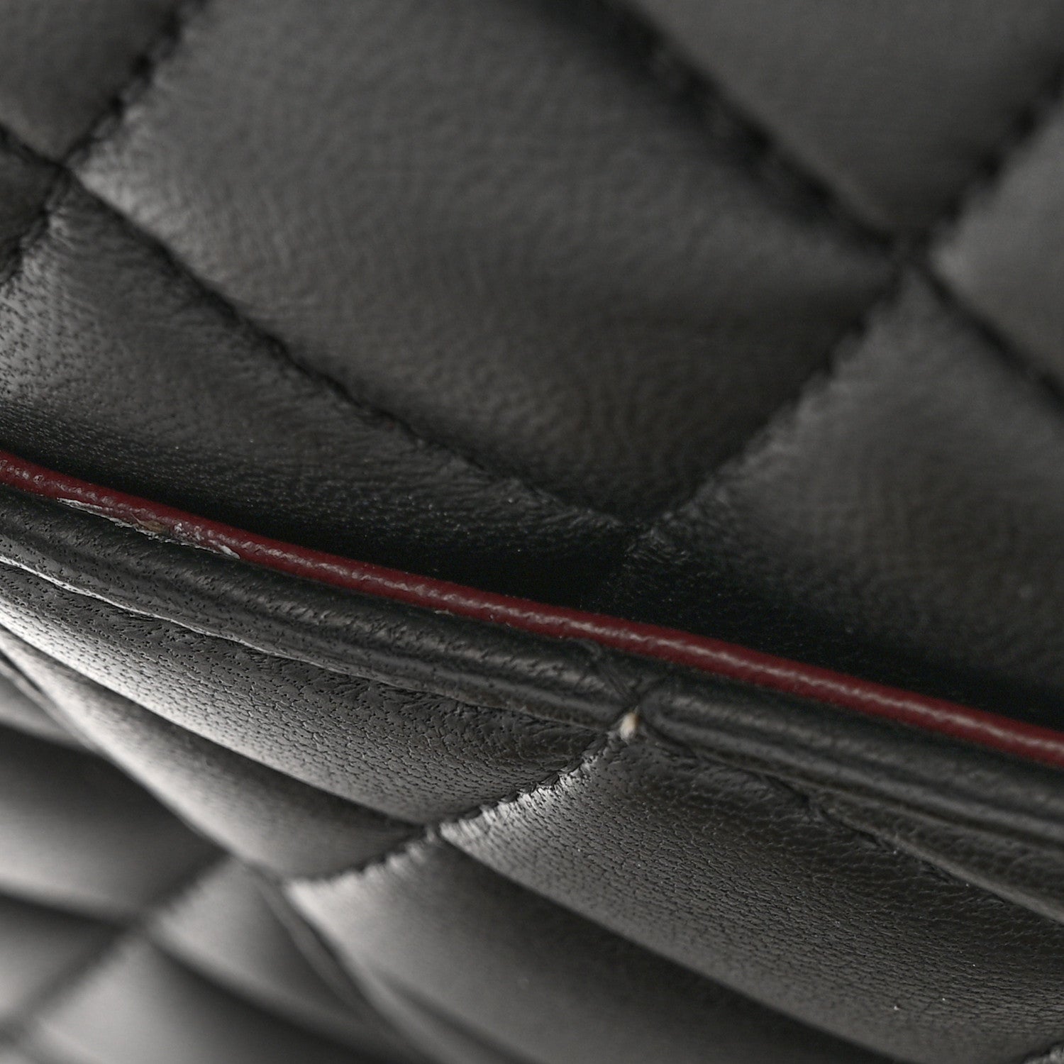 Chanel Lambskin Quilted Medium Double Flap Black 11 of 13