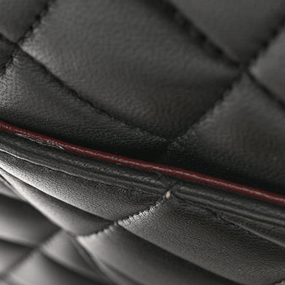 Chanel Lambskin Quilted Medium Double Flap Black 11 of 13