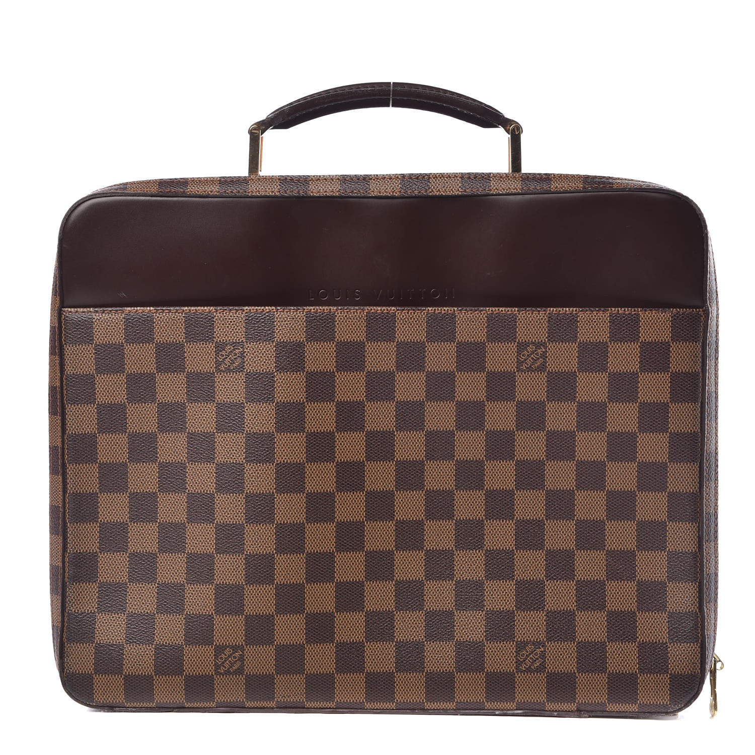 Louis Vuitton Damier Ebene Porte Ordinateur Sabana Computer Case 1 of 10