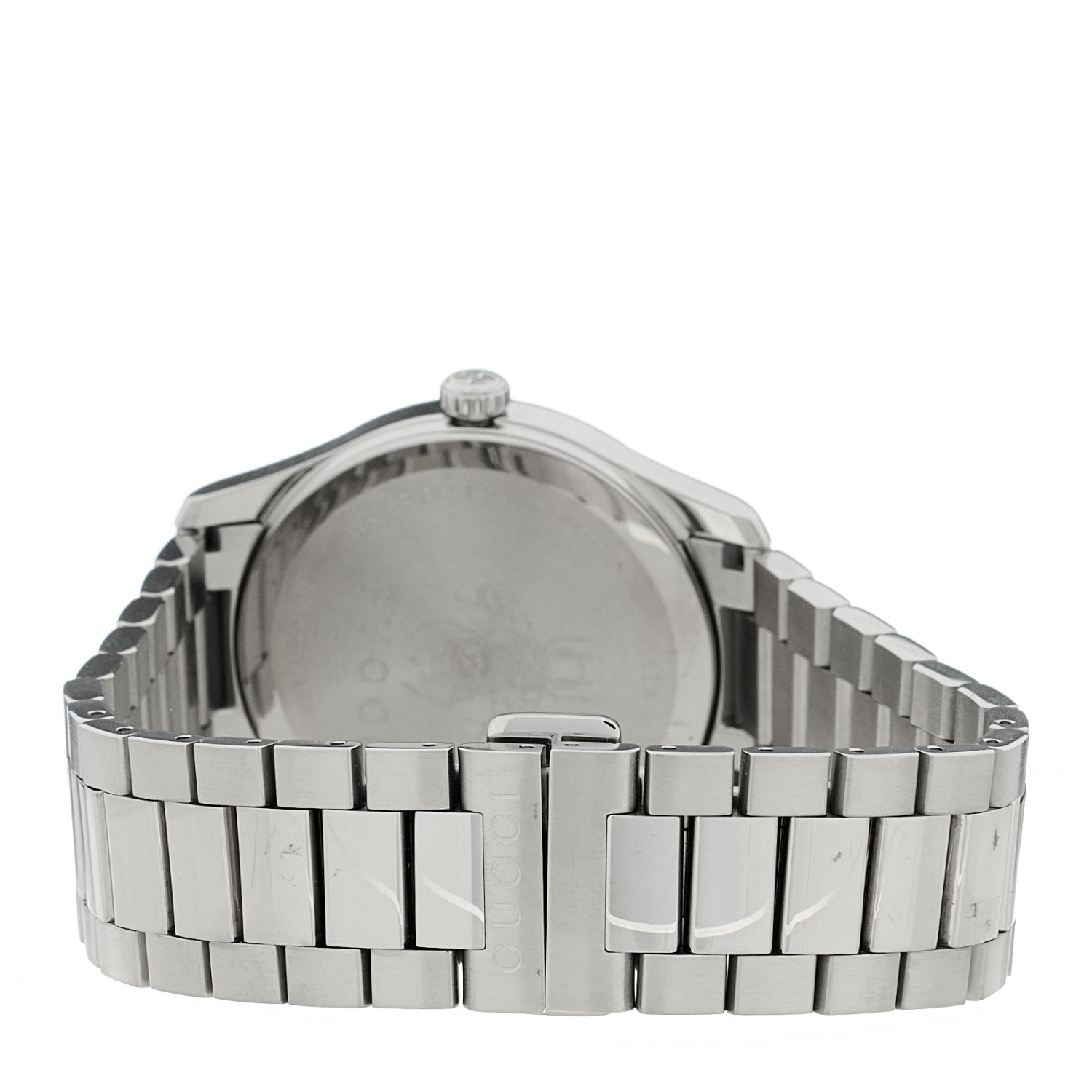 Gucci Stainless Steel 38mm G-Timeless Charm Quartz Watch Black 3 of 5