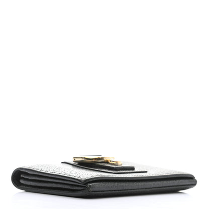 Gucci Calfskin Boar Ring Card Holder Black 4 of 10