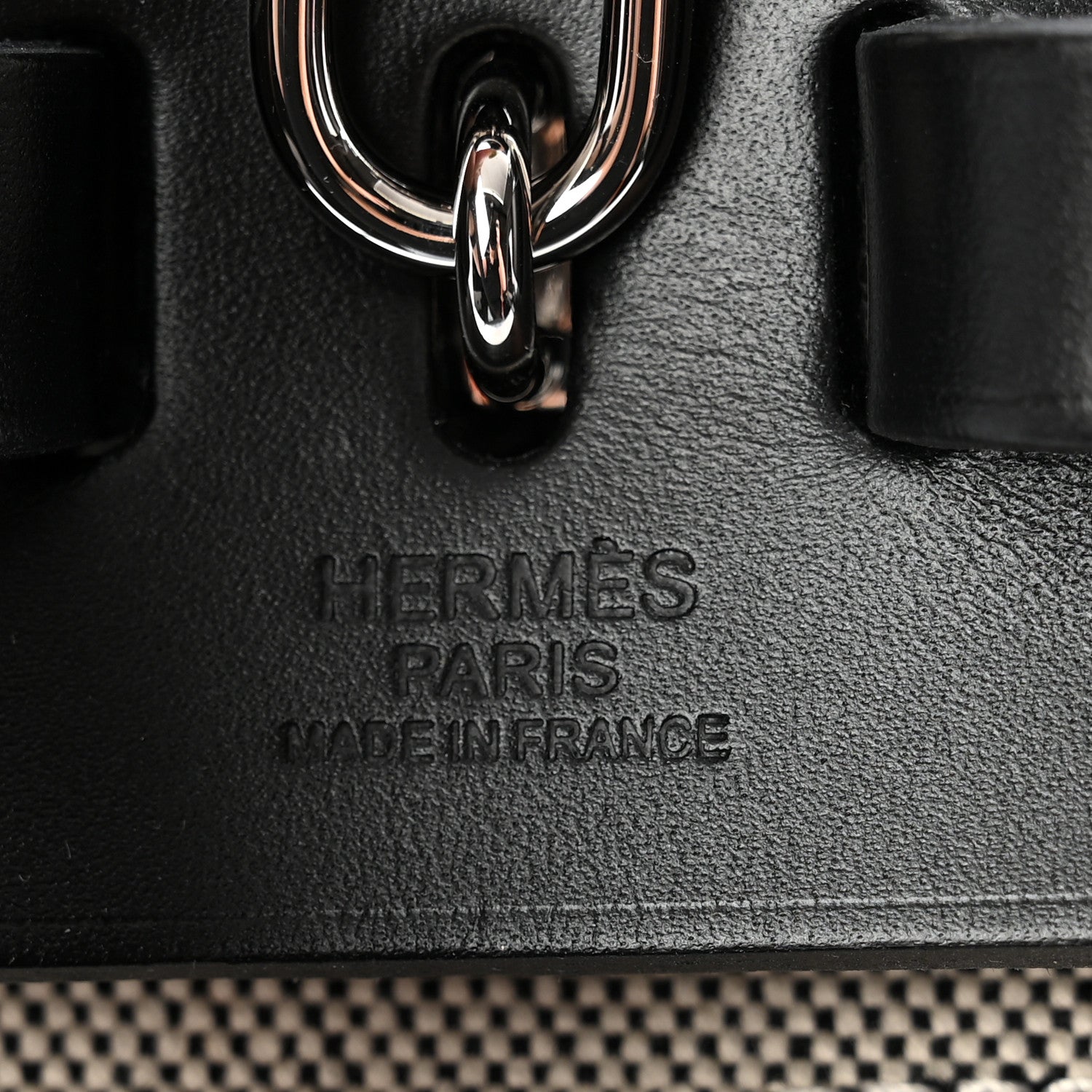 Hermes Criss Viking Vache Hunter Herbag a Dos Zip Retourne Backpack Ecru Black 7 of 10