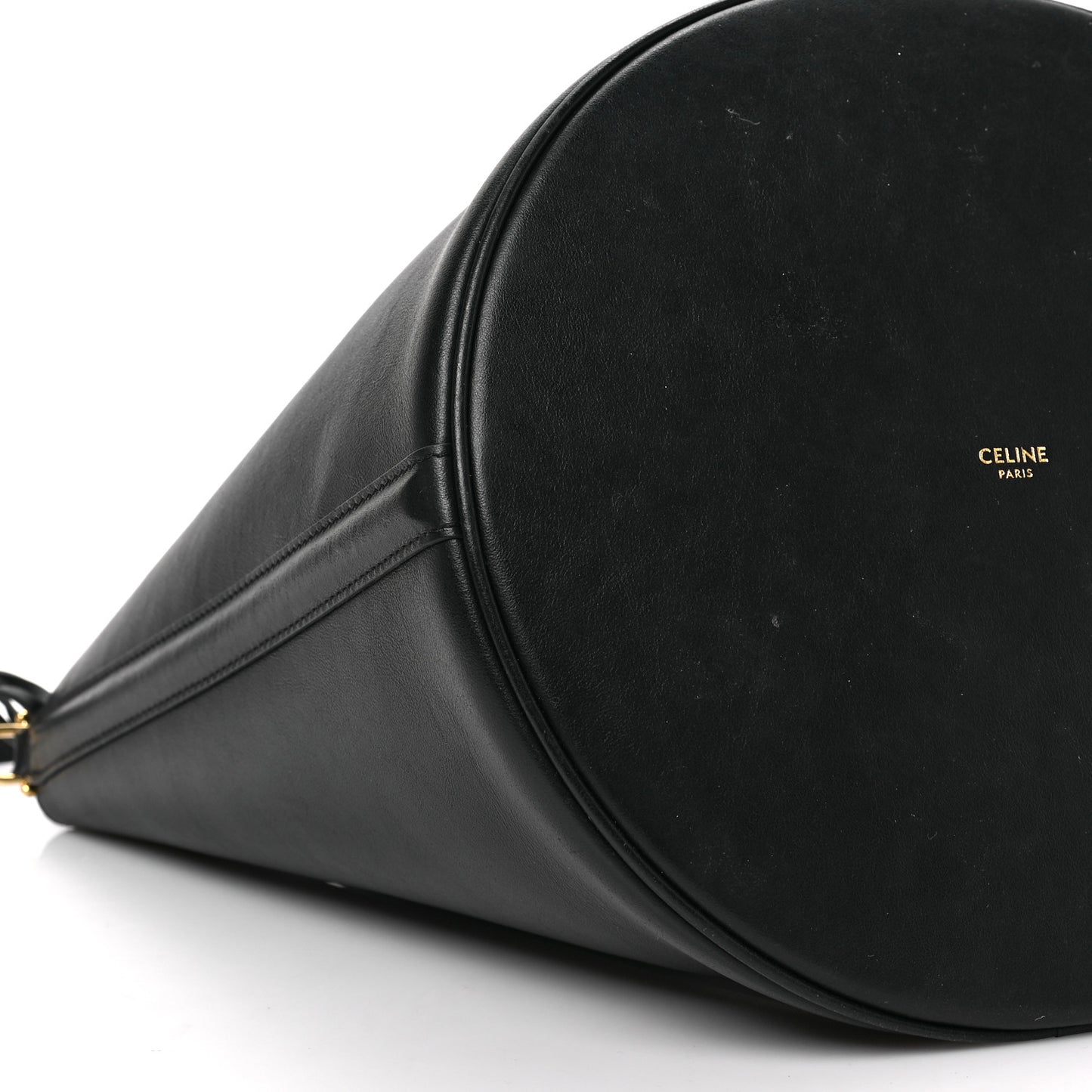 Smooth Calfskin Bucket 16 Bag Black