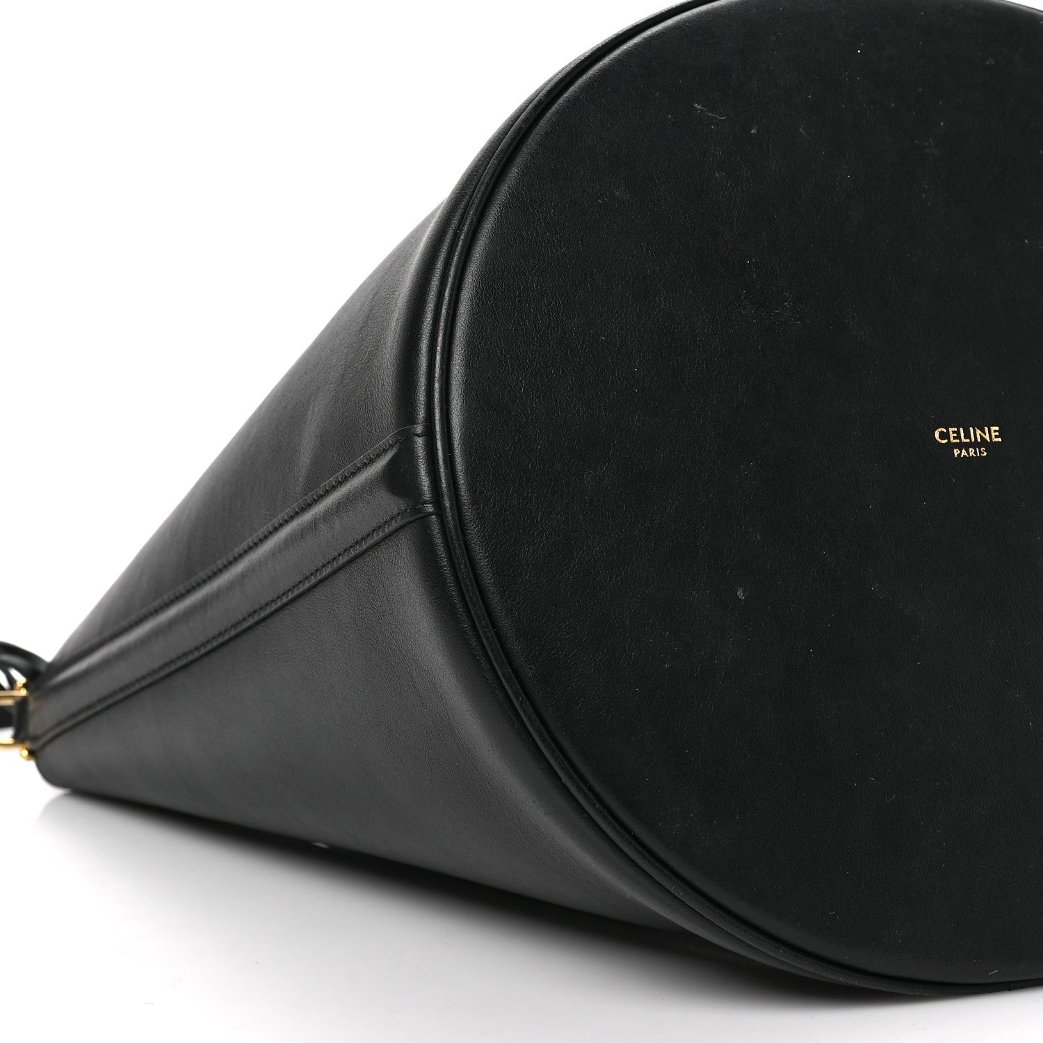 Celine Smooth Calfskin Bucket 16 Bag Black 8 of 8