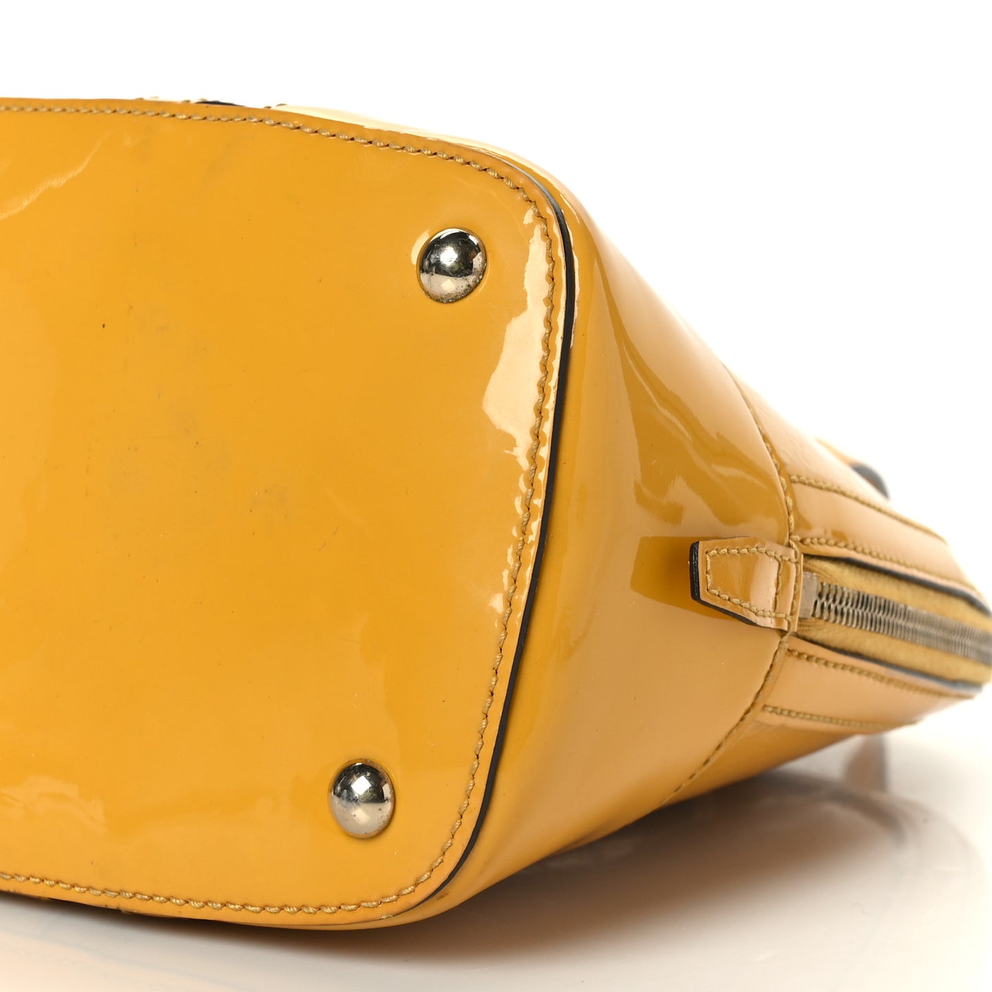 Patent Microguccissima Small Nice Top Handle Dome Bag Bumblebee