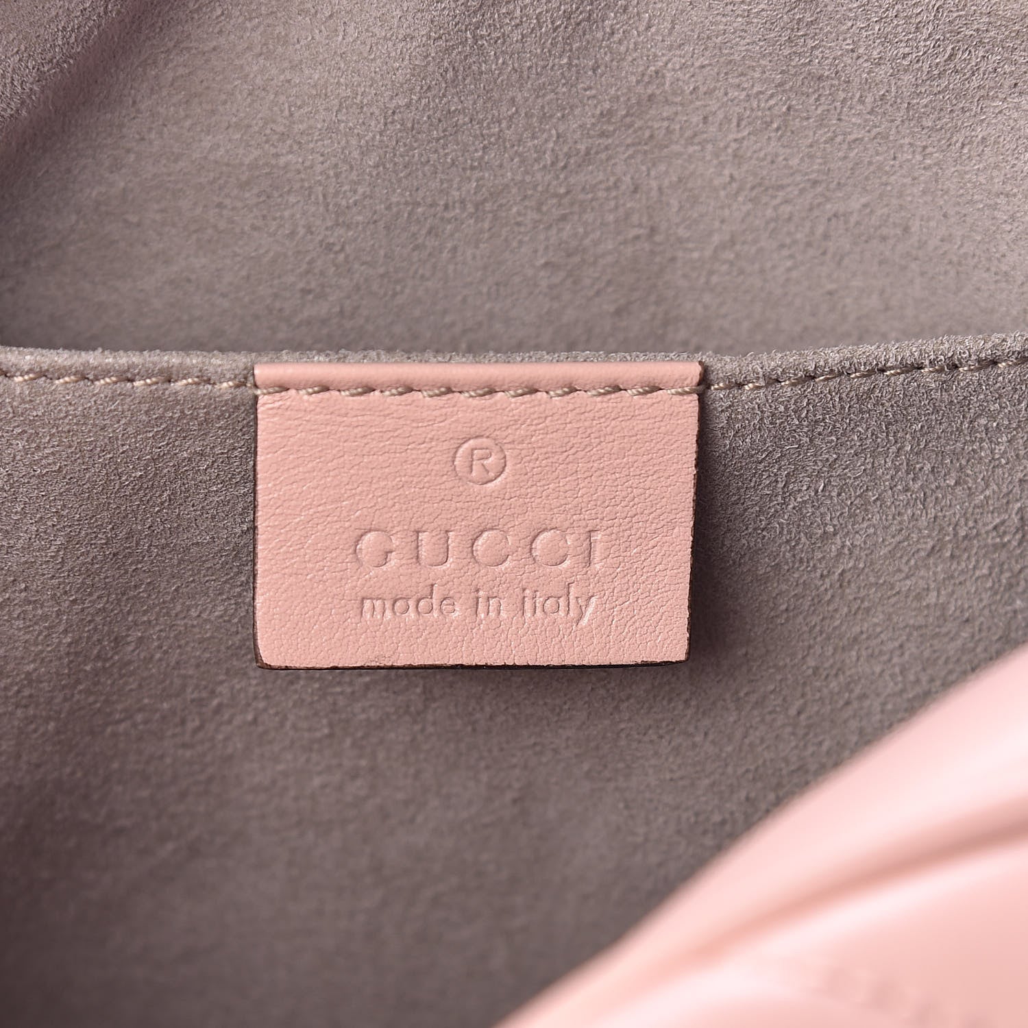 Gucci Calfskin Matelasse Small GG Marmont Chain Shoulder Bag Perfect Pink 6 of 10
