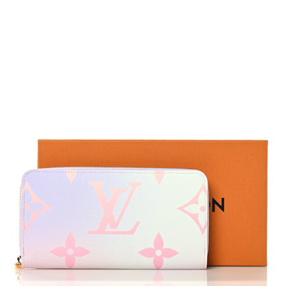 Louis Vuitton Monogram Giant Spring In The City Zippy Wallet Sunrise Pastel 9 of 9