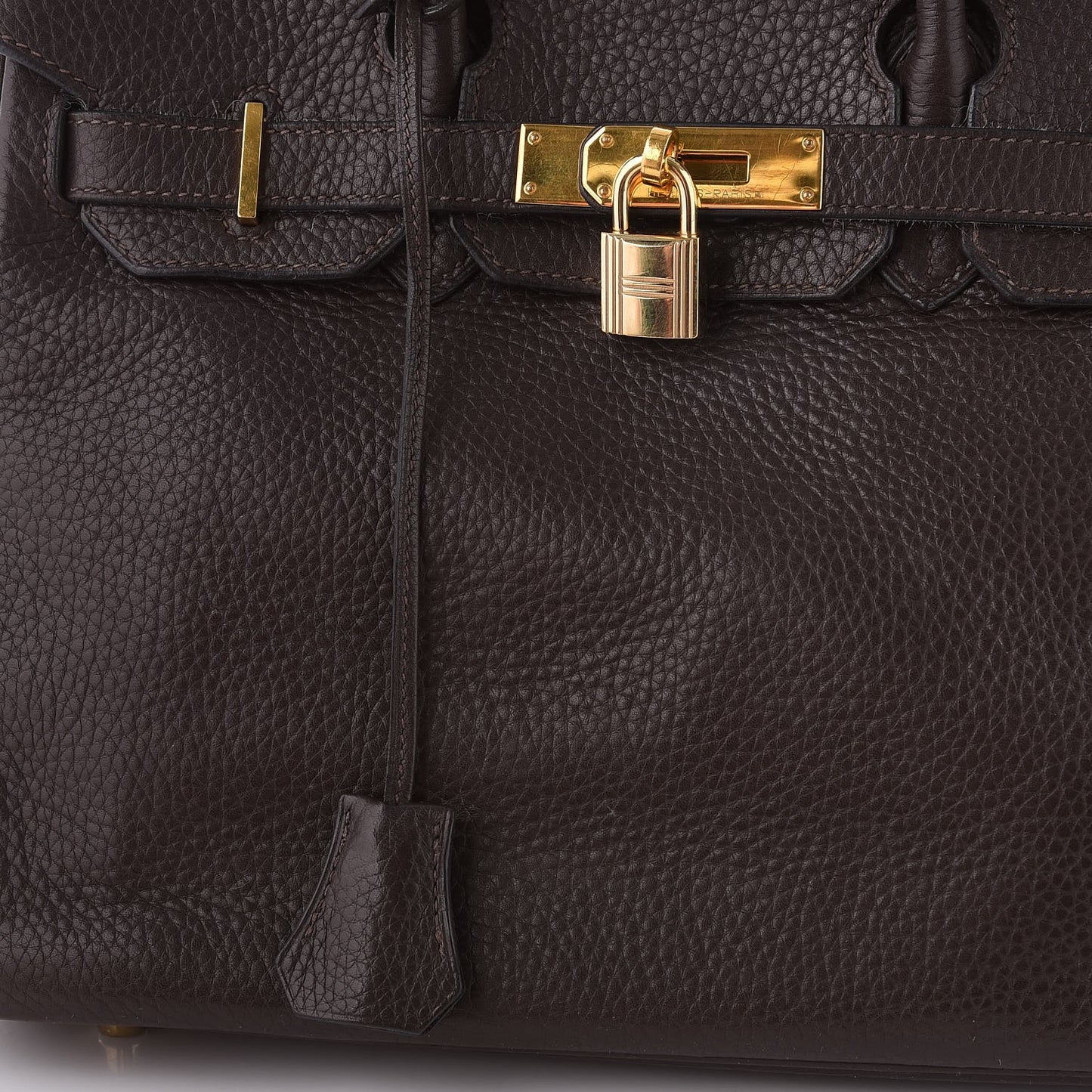 Taurillon Clemence Birkin 30 Chocolate