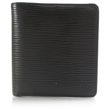 Louis Vuitton Epi Billfold Wallet 6 Cards Slots Bills Black 1 of 8