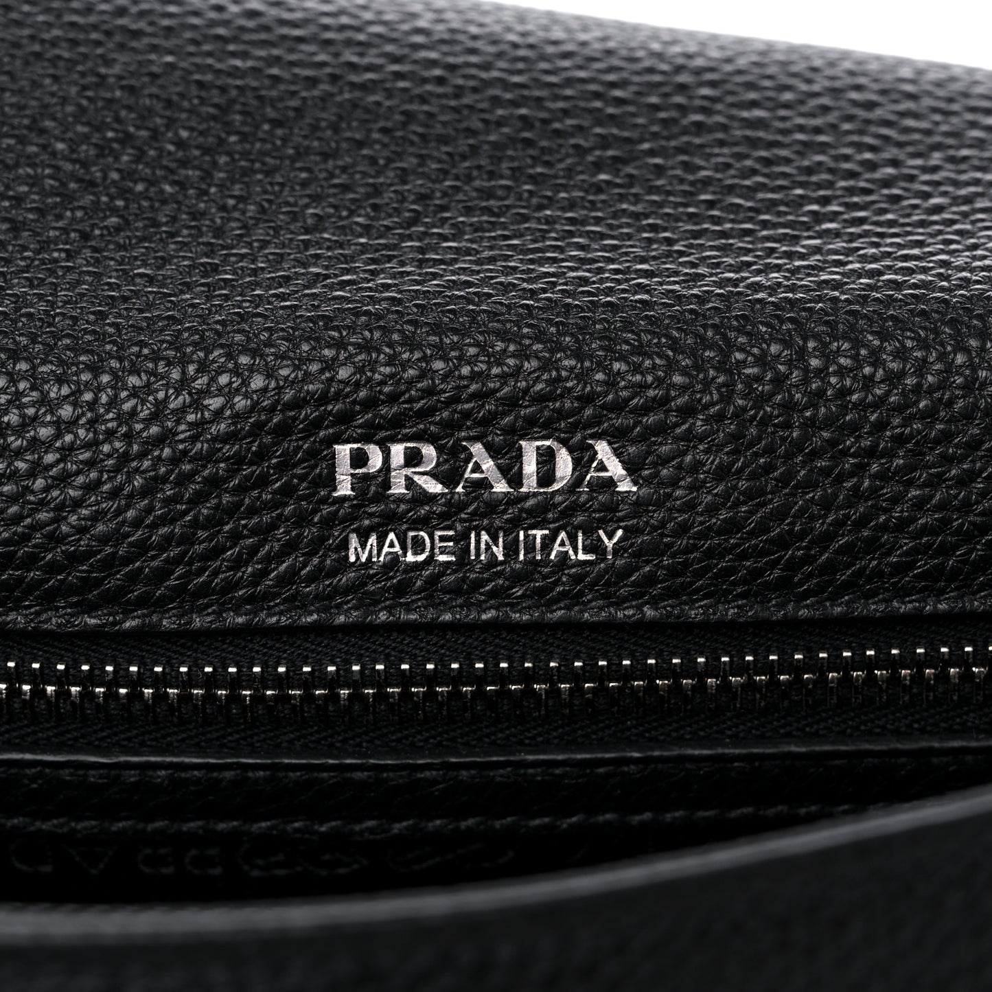 Vitello Daino Soft Flap Crossbody Black