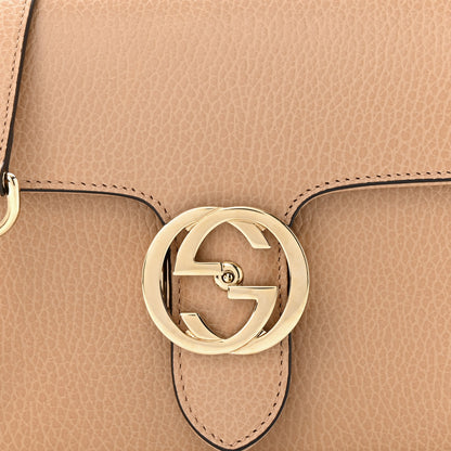 Gucci Dollar Calfskin Small Interlocking G Shoulder Bag Camelia 8 of 10