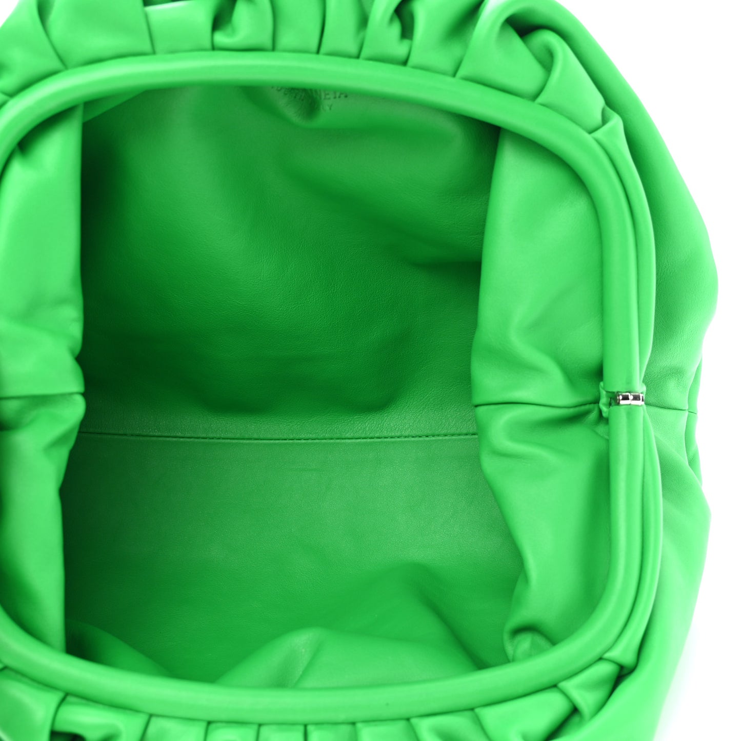 Smooth Butter Calf The Pouch Oversized Clutch Parakeet