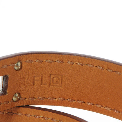 Hermes Epsom Kelly Double Tour Bracelet S Orange 4 of 6