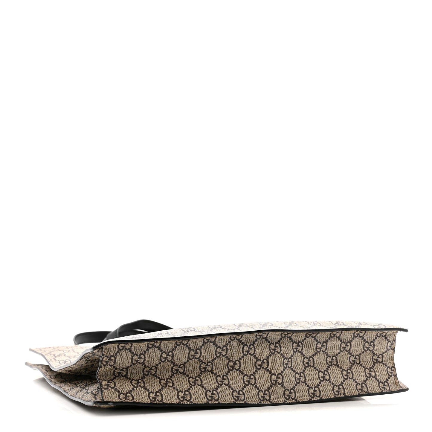 GG Supreme Monogram L'Aveugle Par Amour Print Vertical Tote Black