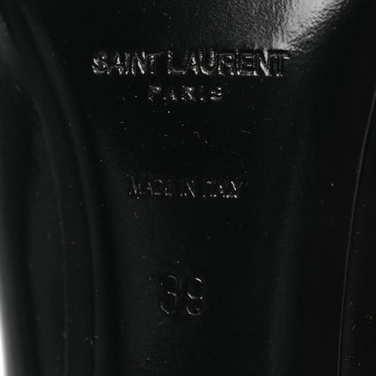 Saint Laurent Vitello Marilyn Hacker 70mm Luz Boots 39 Black 8 of 11
