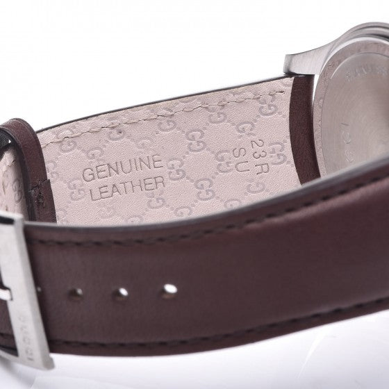 Stainless Steel Calfskin 46mm G-Timeless Quartz Watch Brown