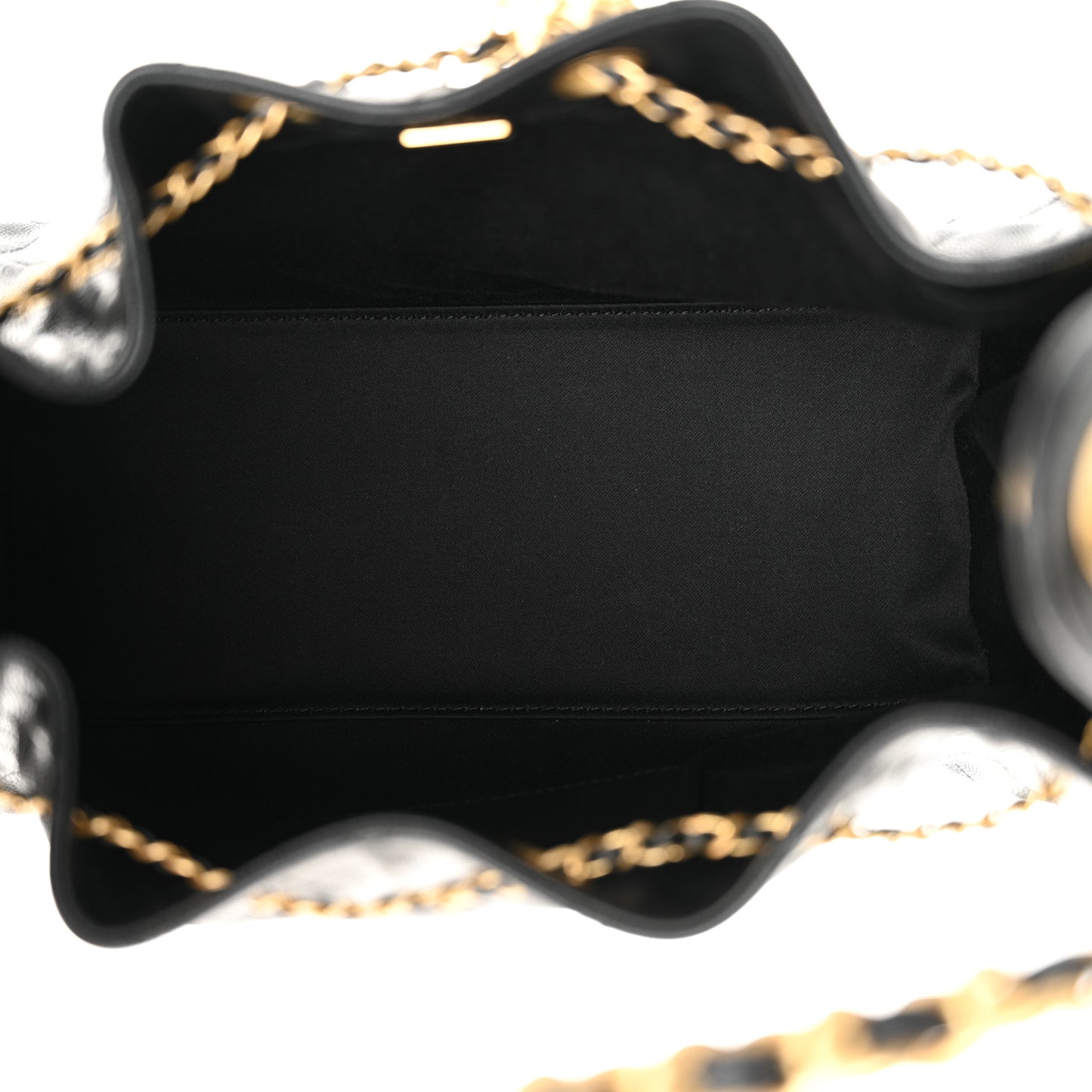 Caviar Quilted Small Chanel 25 Handbag Black