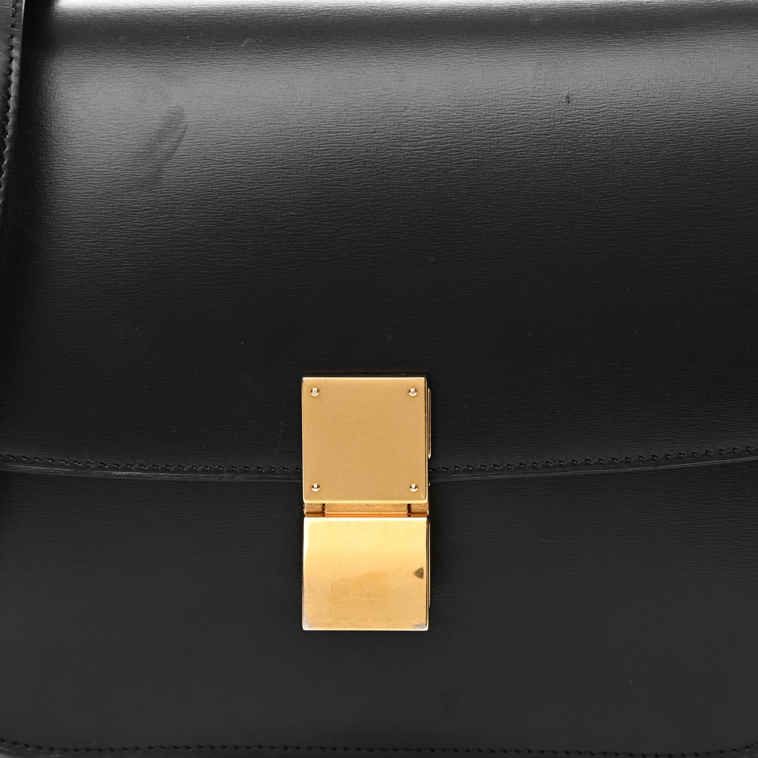 Celine Box Calfskin Medium Classic Box Flap Black 15 of 23