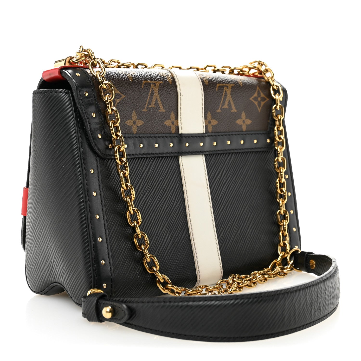 Louis Vuitton Epi Monogram Complice Trunks and Bags Twist Shoulder Bag MM Black 3 of 10