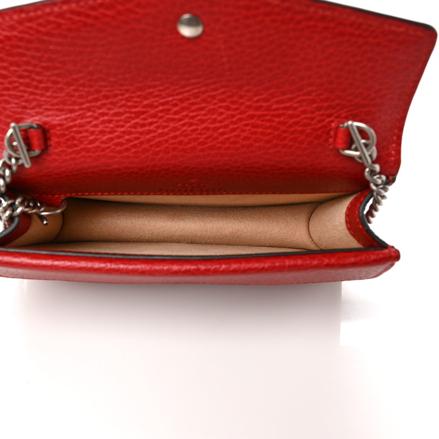 Calfskin Super Mini Dionysus Shoulder Bag Hibiscus Red