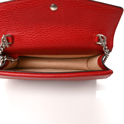 Gucci Calfskin Super Mini Dionysus Shoulder Bag Hibiscus Red 5 of 8