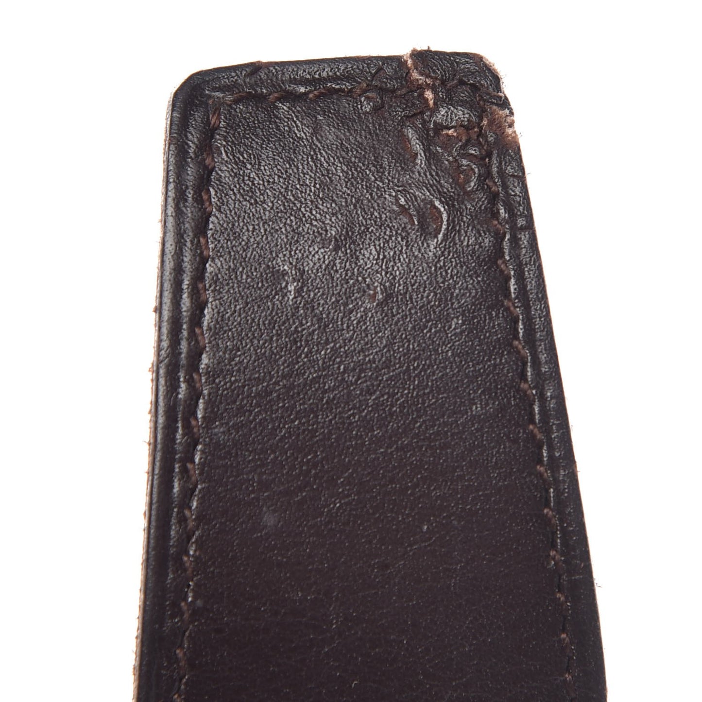 Box Togo 32mm Belt Strap 85 Chocolate Orange
