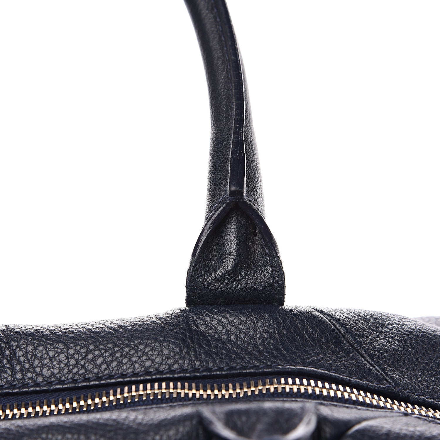 Saint Laurent Lambskin Medium Easy Sac Navy 10 of 11