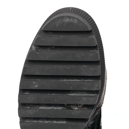 Louis Vuitton Suede Calfskin Crocodile Embossed Patent Monogram Laureate Platform Desert Boots 40 Black 17 of 18