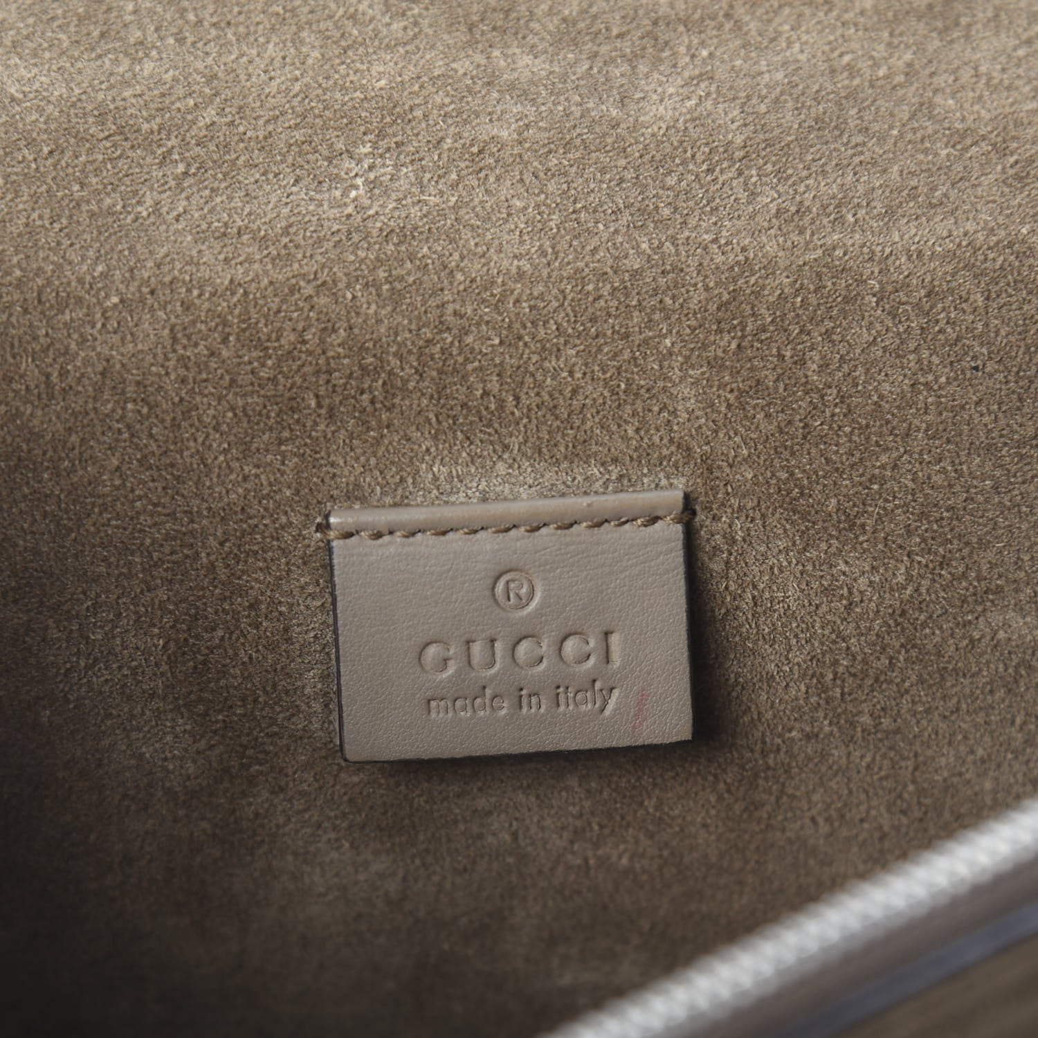 Gucci GG Supreme Monogram Medium Dionysus Shoulder Bag Taupe 6 of 9