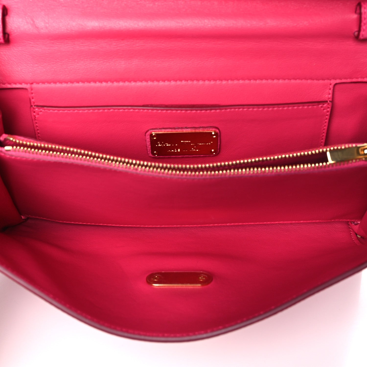Salvatore Ferragamo Grained Calfskin Ably Shoulder Bag Pink 5 of 8