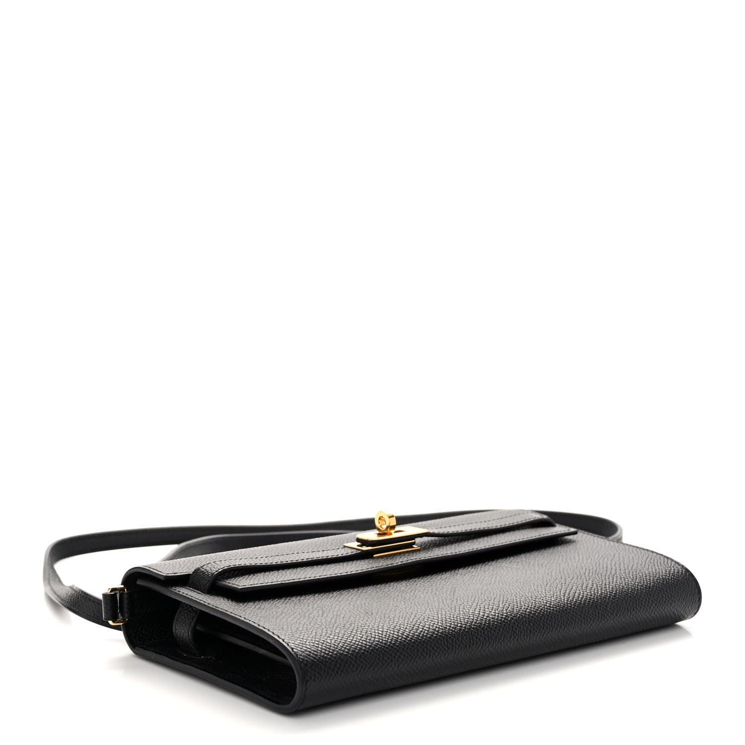 Hermes Epsom Kelly Wallet To Go Black 4 of 10